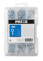 Skruekroksett 150 deler stål - PRIZE®